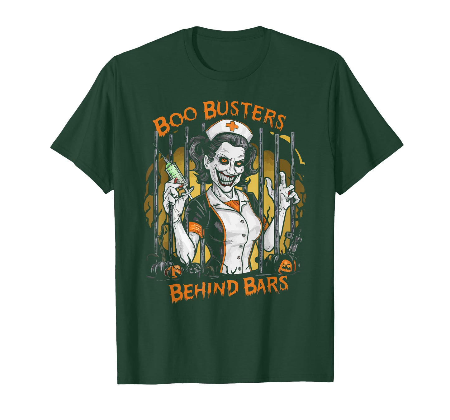 Correctional Nurse Halloween Spooky Nursing Trick Or Treat T-Shirt