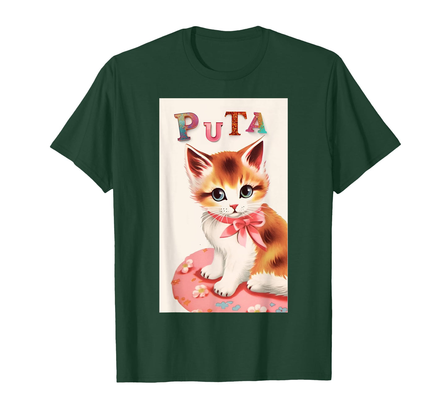 Weirdcore | Oddly specific | Weird Funny Cat Meme | Puta Men Women T-Shirt