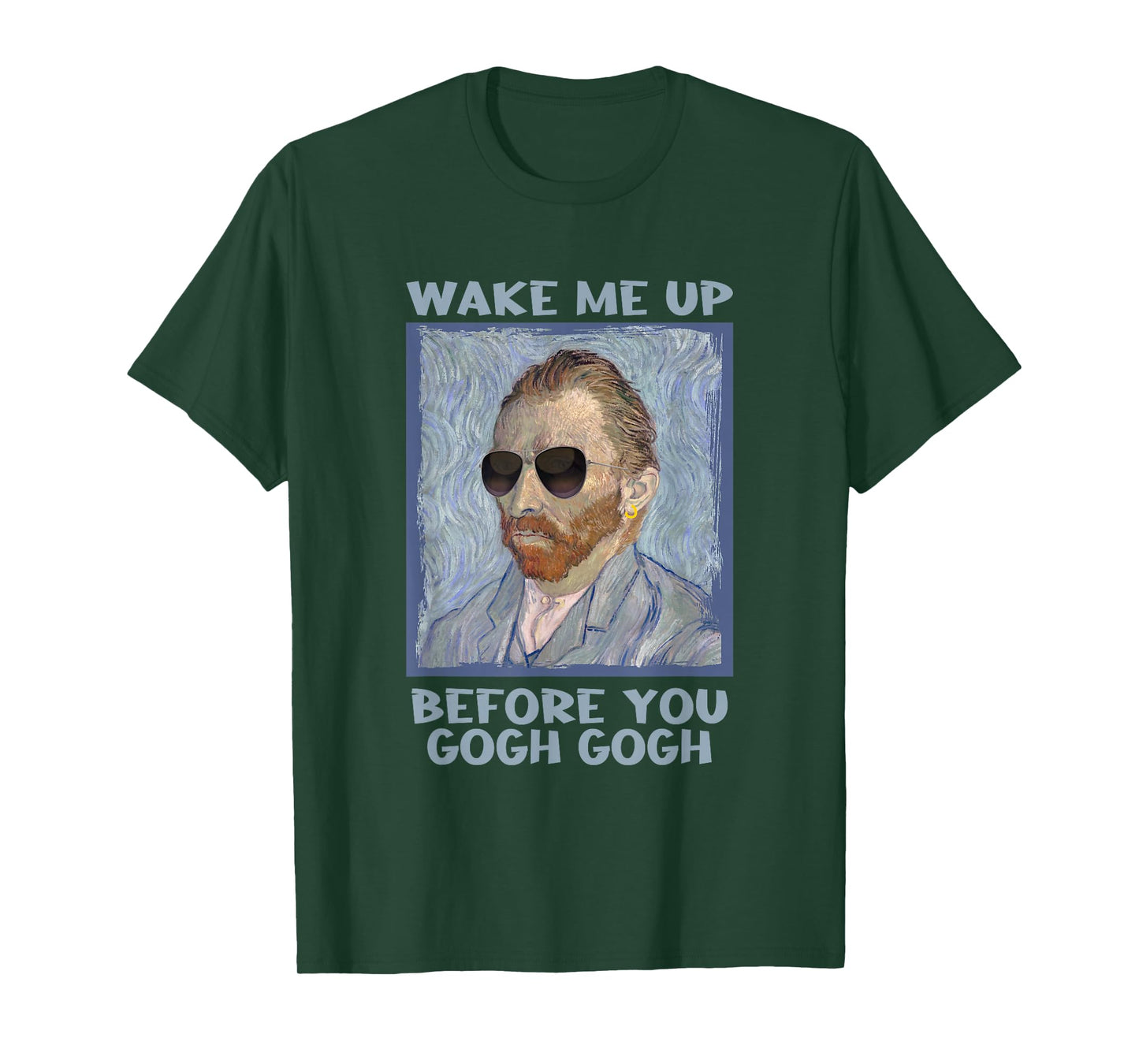 Artsy Van Gogh Meme for Men Design for Artists Men T-Shirt Small