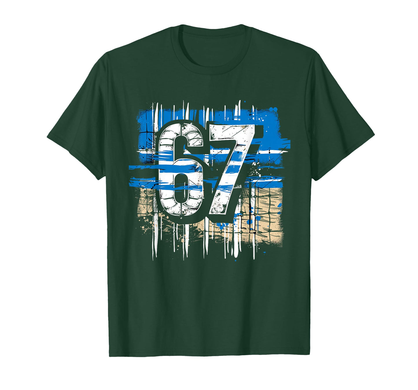 Volleyball 67 Six Seven Alpha Slang 6 7 Meme Kids Teachers T-Shirt
