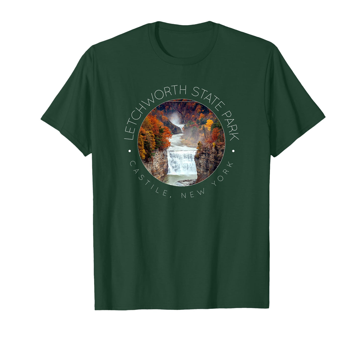 Letchworth State Park, New York State Parks, Waterfall T-Shirt