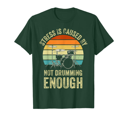 Funny Drumming Music Lover Drummer Design For Drum Player T-Shirt