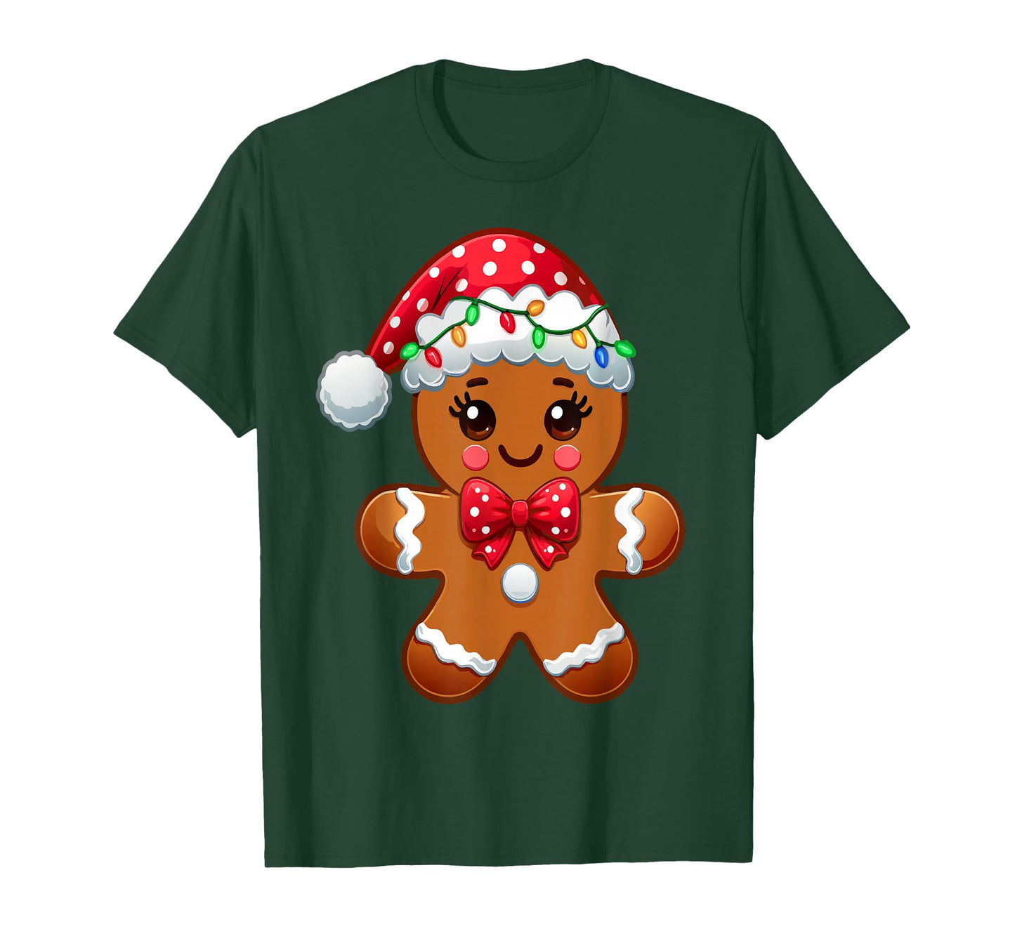 Christmas Holiday Cute Gingerbread Man Baking Lover T-Shirt