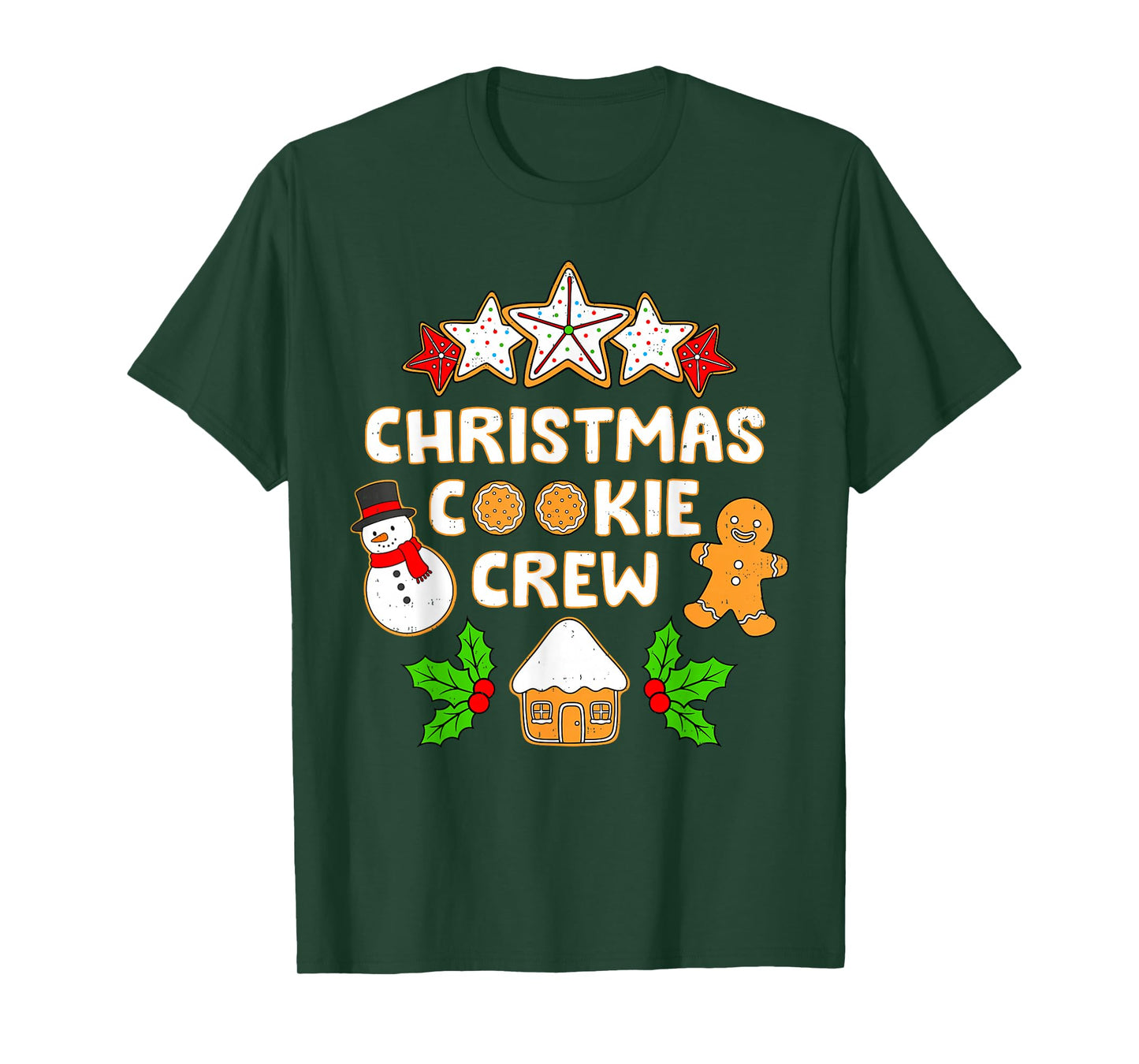 Christmas Cookie Crew Gingerbread Holiday Baking Matching T-Shirt