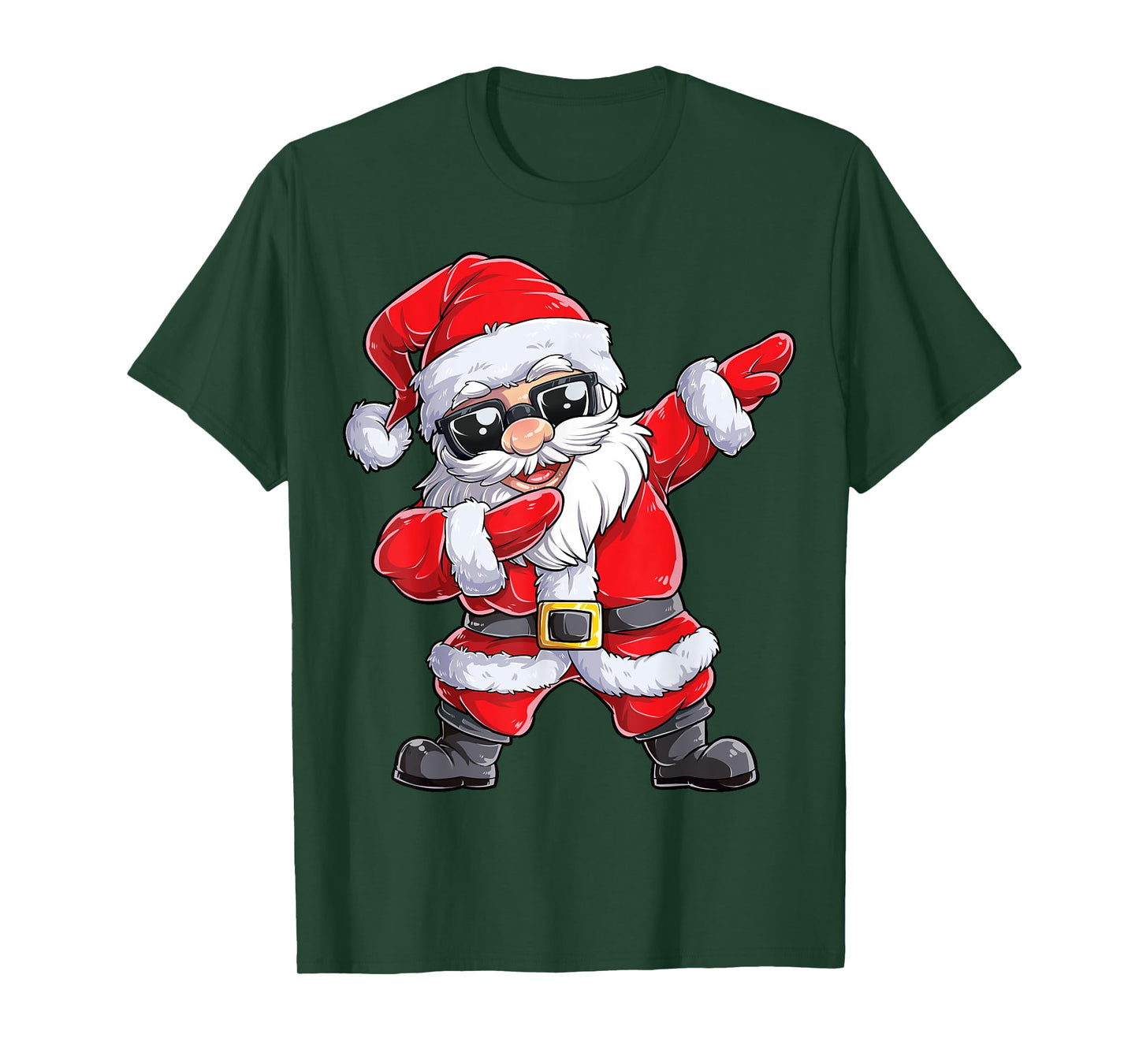 Dabbing Santa Claus Christmas Boys Men Funny Xmas Dab Dance T-Shirt