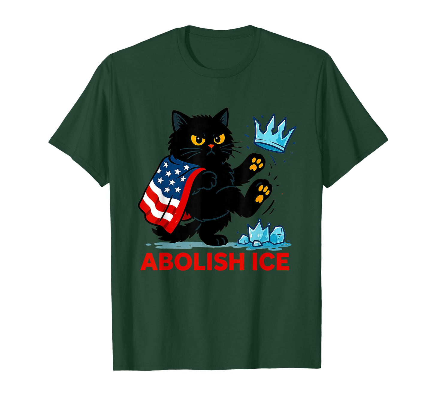Abolish ICE Retro Anti ICE Shirts Womens Mens T-Shirt
