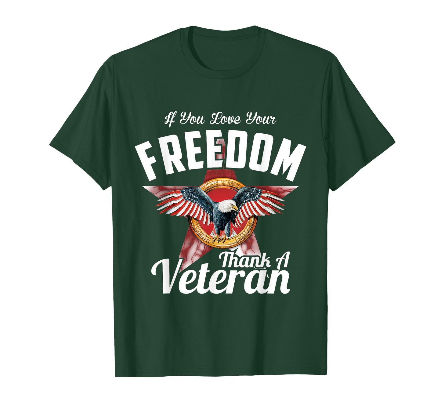 If you Love your Freedom Thank a Veteran T-shirt T-Shirt