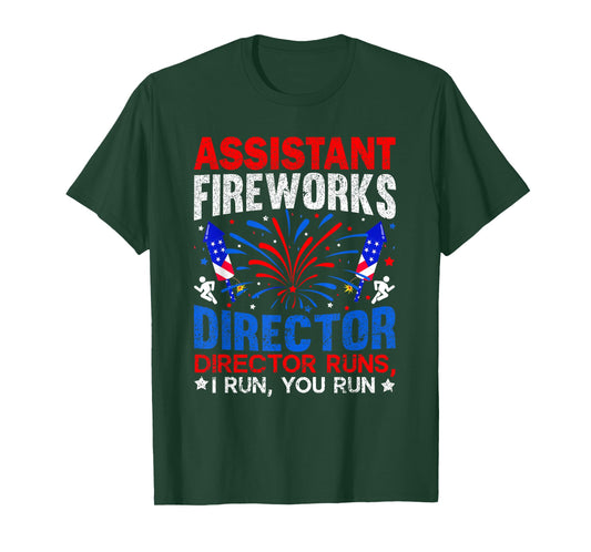 Assistant Fireworks Director Independence Day 4th Of July T-Shirt