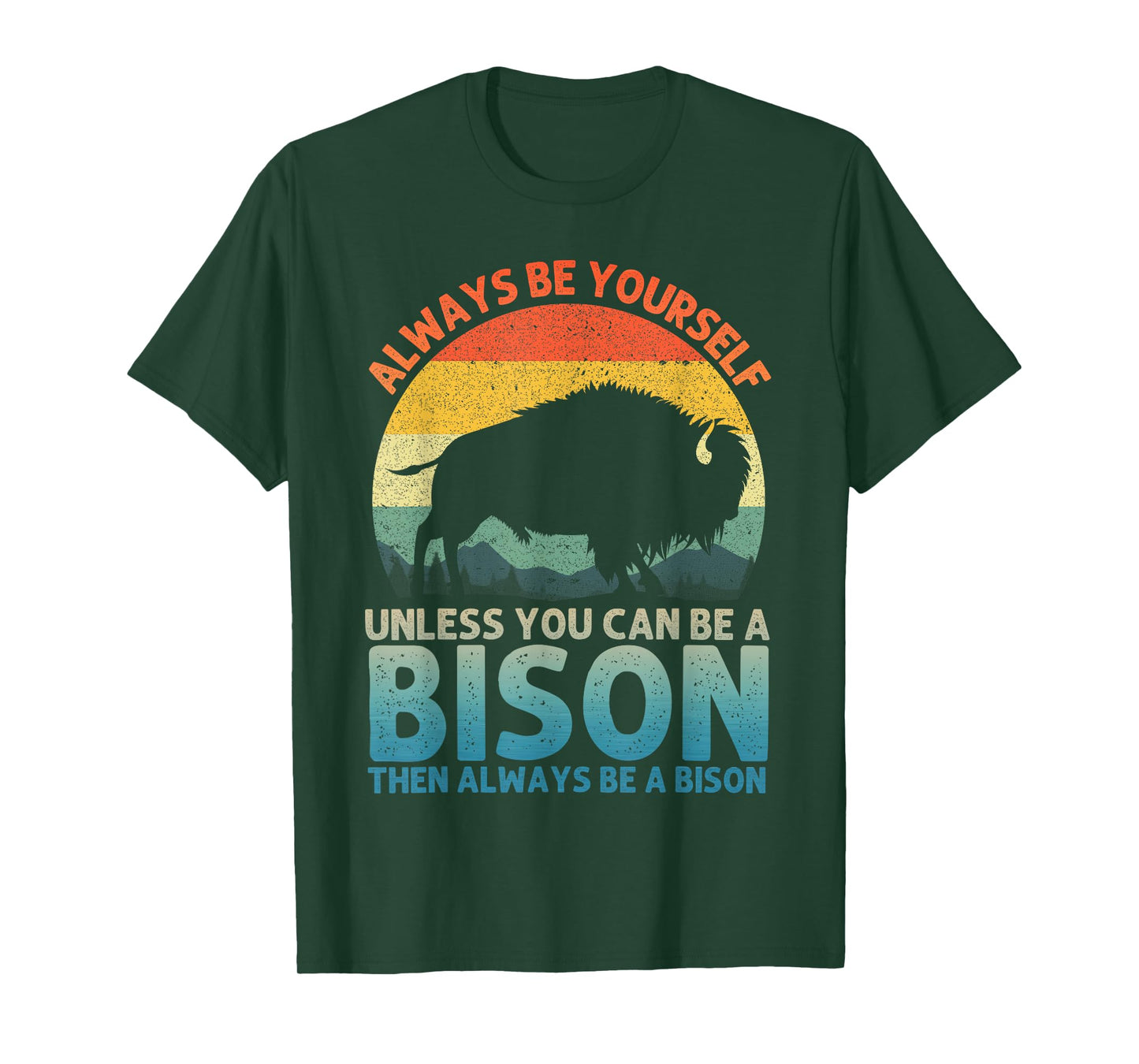 Cool Bison Design for Men Women Buffalo Animal Lovers Bison T-Shirt