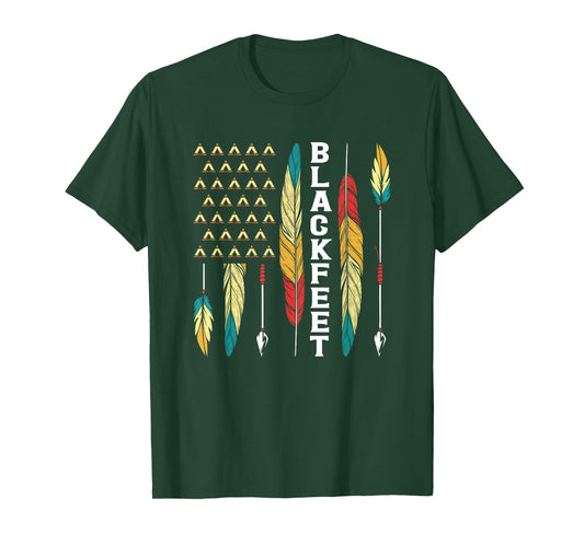 Blackfeet Flag Native Pride American Indian Tribe Blackfeet T-Shirt