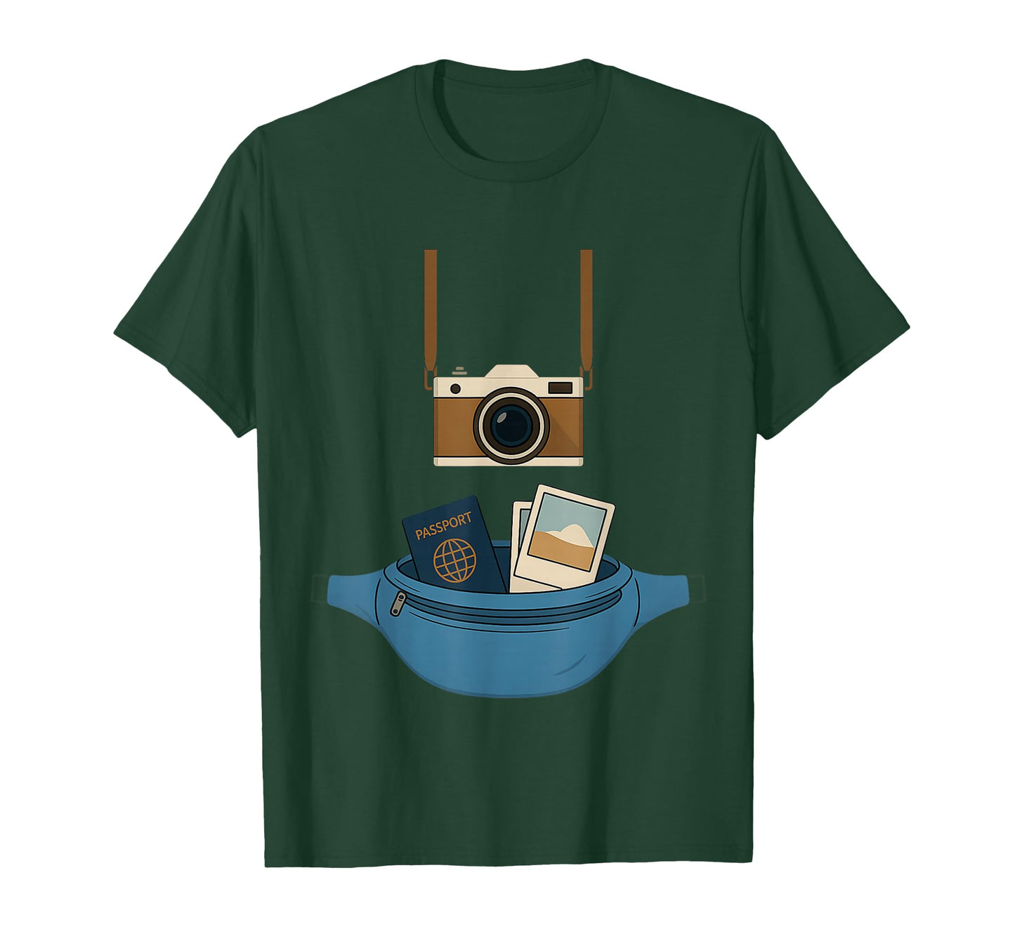 Tacky Tourist Outfit Women Men Kids Boys Spirit Day Camera T-Shirt