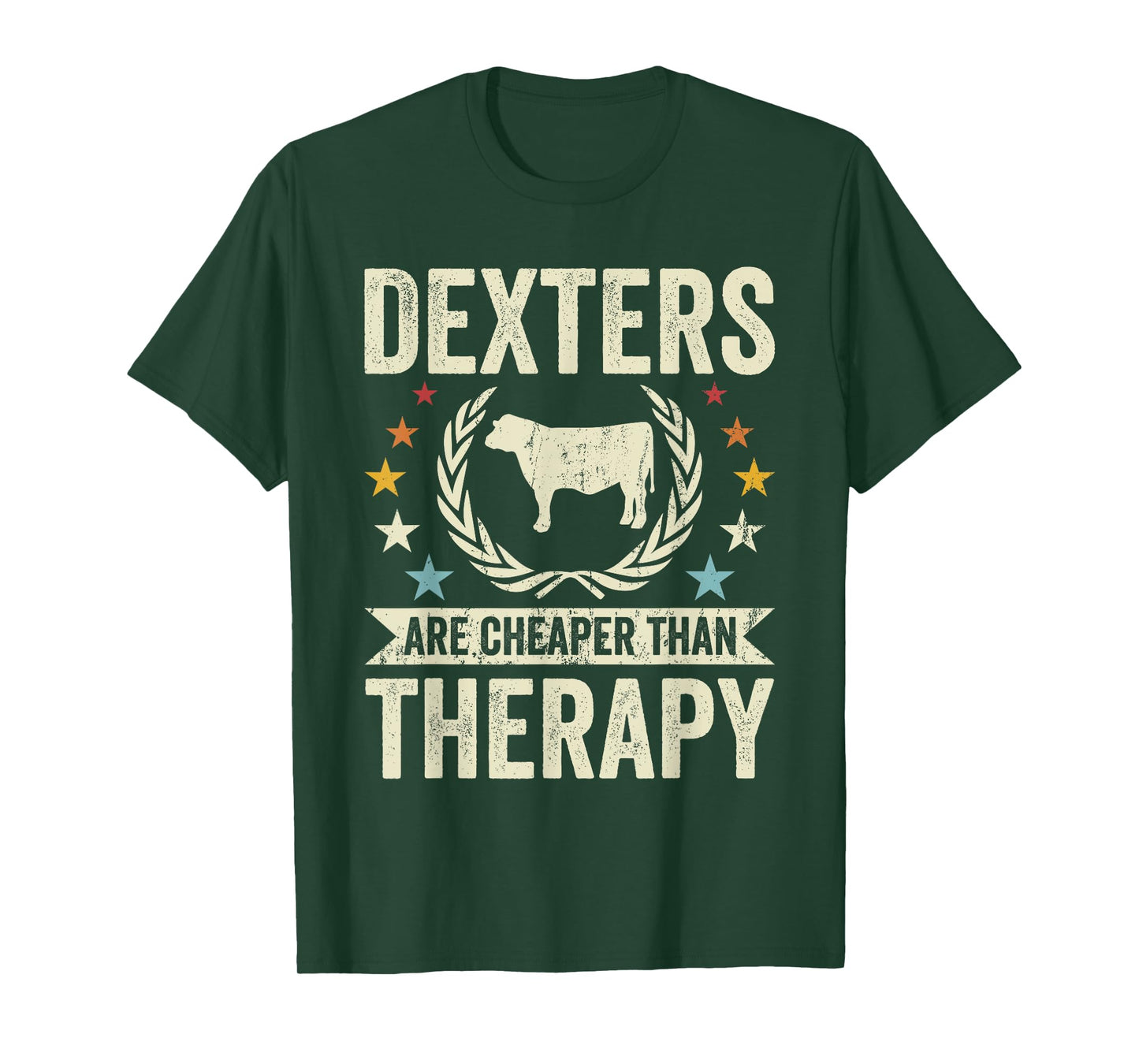 Cow Cheaper Therapy - Cattle Farmer Rancher Dexter T-Shirt
