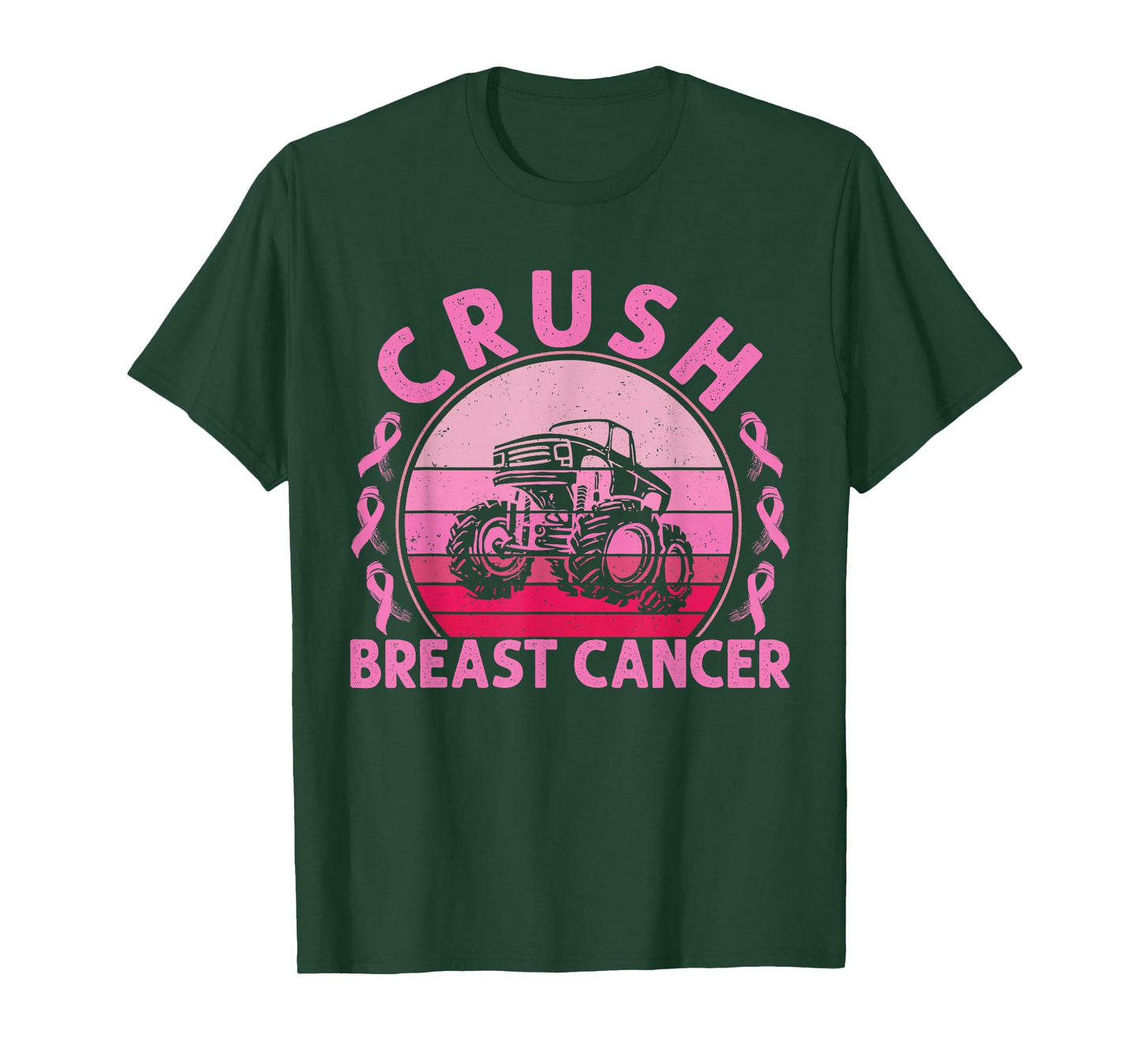 Crush Breast Cancer Awareness Women Men Boys T-Shirt