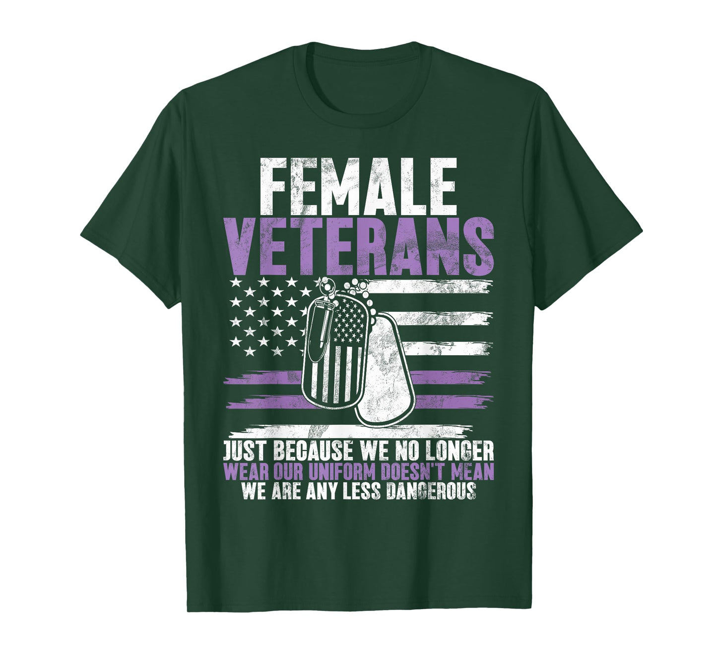Female Veteran Veteran's Day Women Veteran Soldier Patriotic T-Shirt