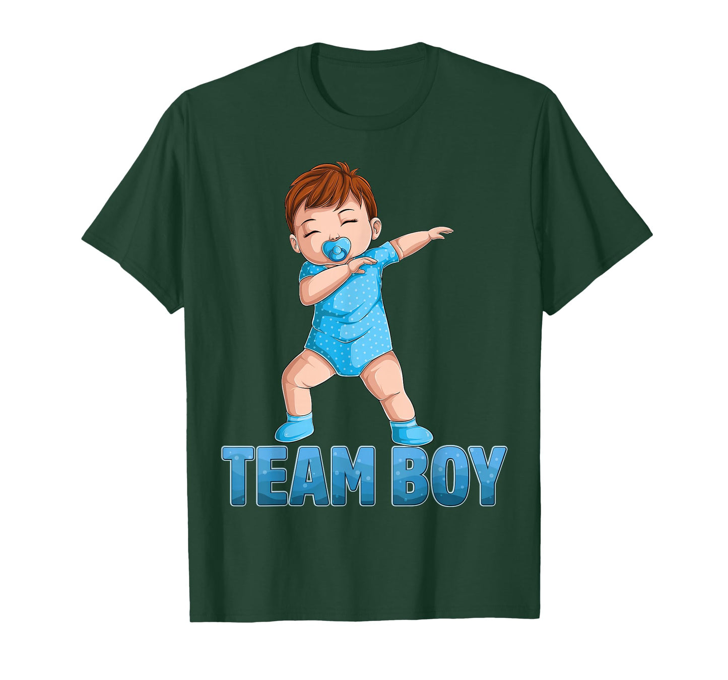 Gender Reveal Party Team Boy Baby Announcement Women Men T-Shirt Small