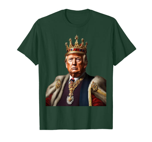 Trump is King Long Live The King American Flag Patriotic T-Shirt