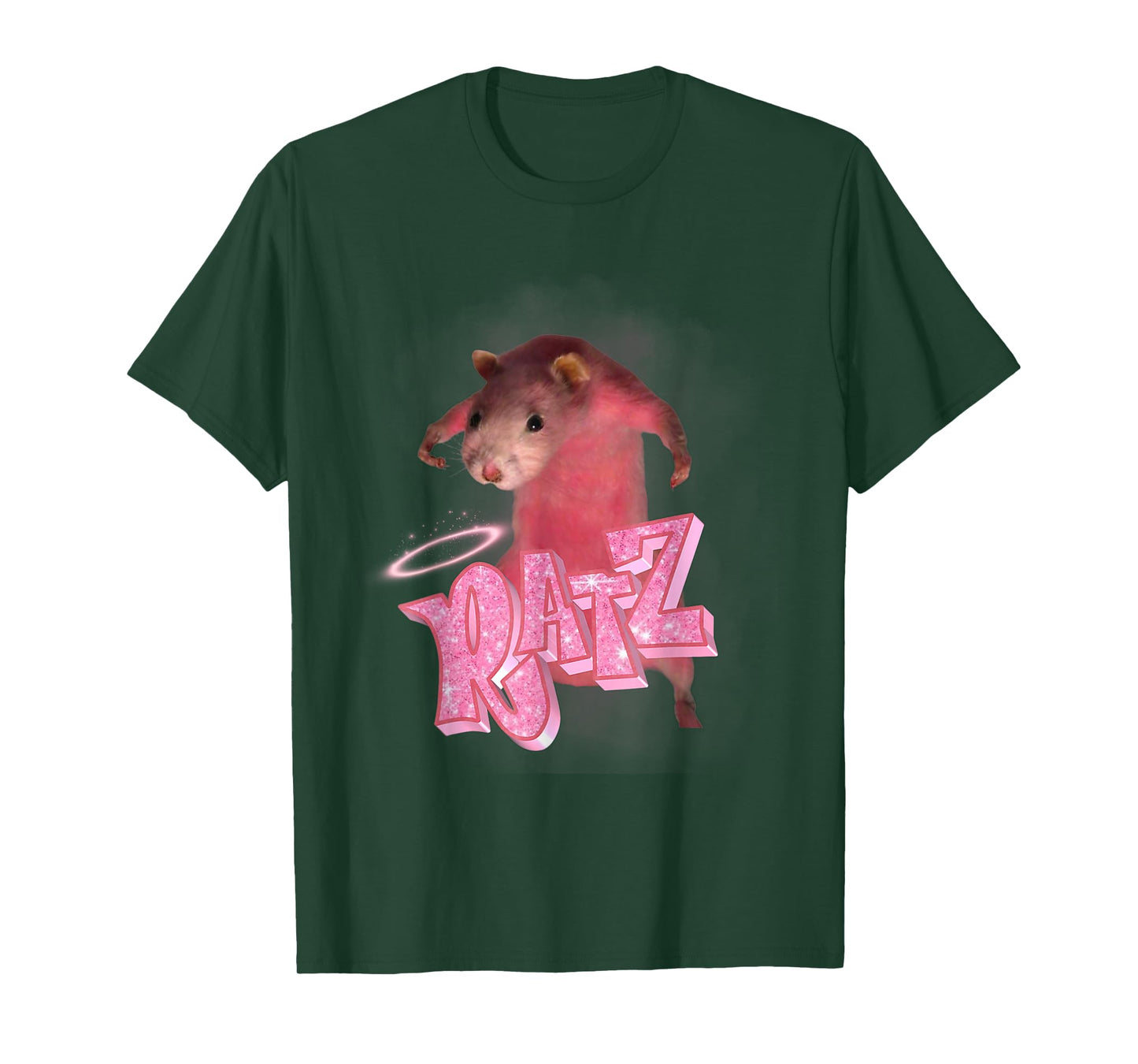 Retro Ratz - Funny Pink Rat Meme, Funny Saying T-Shirt