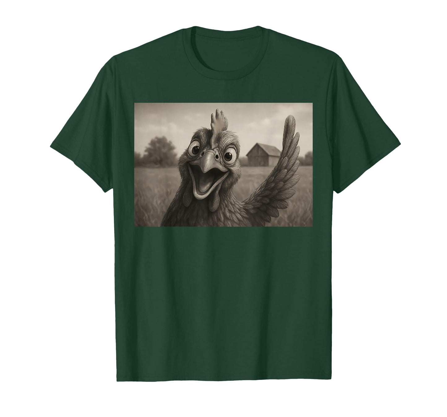 Cute Funny Chicken for Women Men T-Shirt
