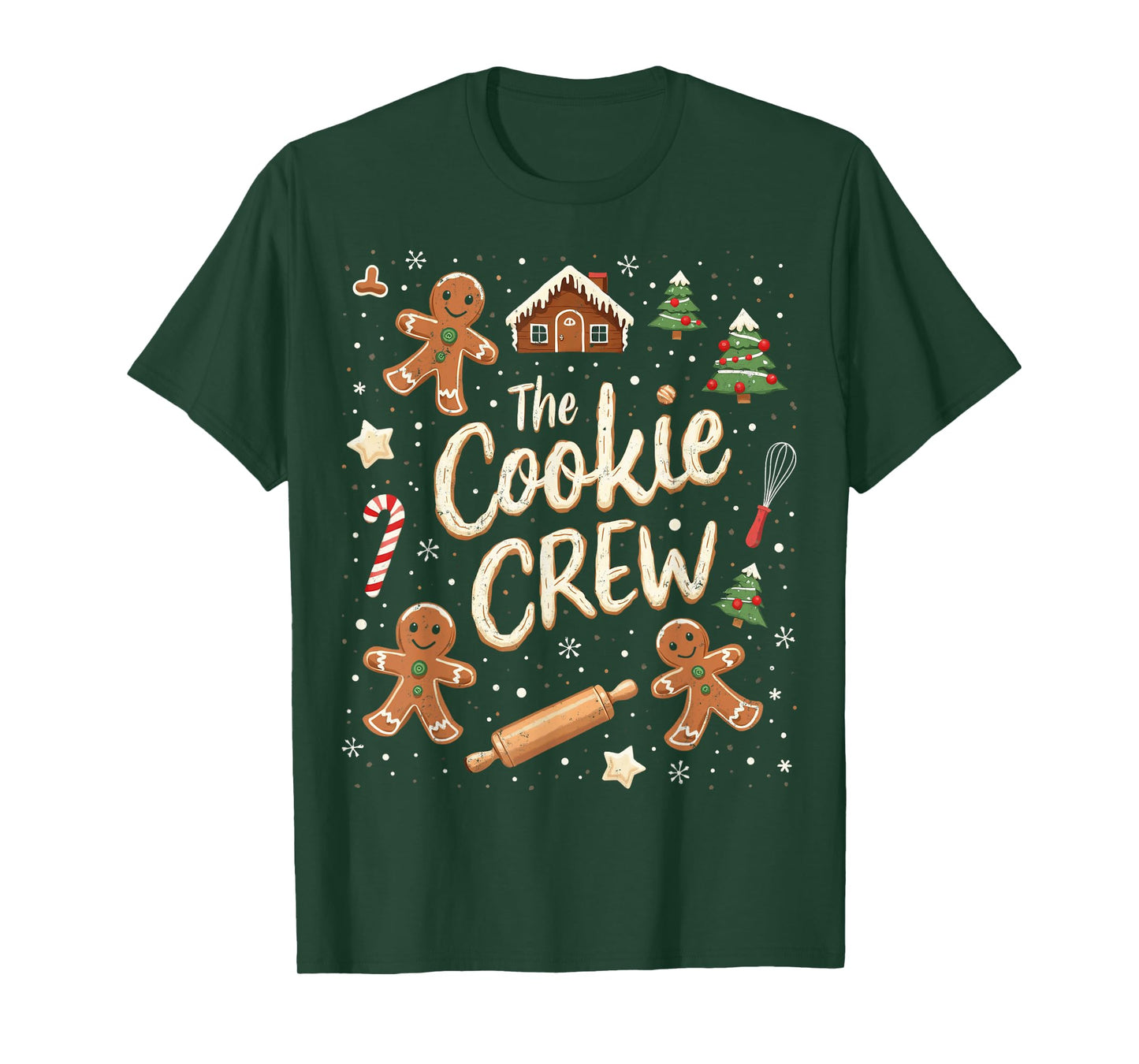 Christmas Baking The Cookie Crew Gingerbread Crew T-Shirt