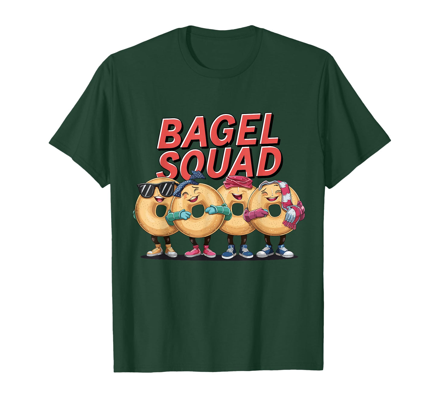 Bagel Squad Shirt for Bagel Lover | Jewish Food Bagel T-Shirt