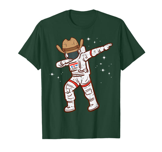 Astronaut Cowboy Dab Space Dance Boys Girls Kids Women Men T-Shirt