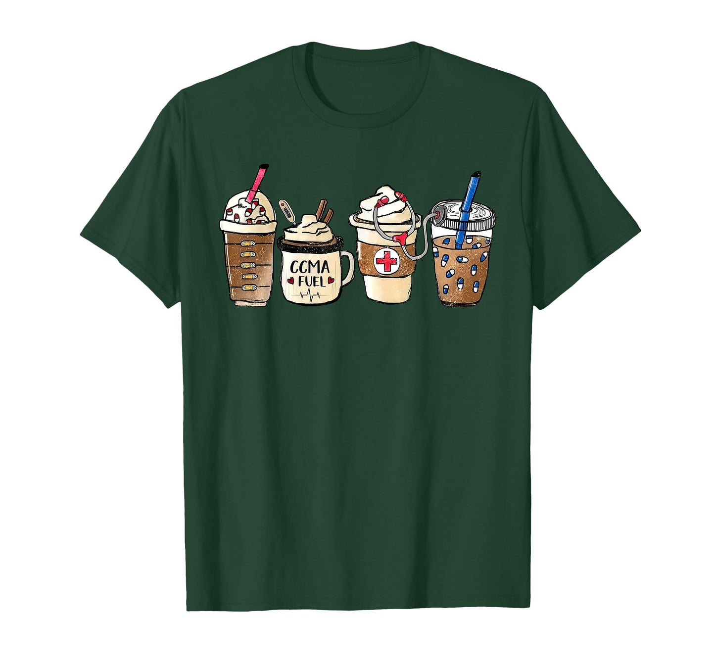 Coffee CCMA Fuel Certified Clinical Medical Assistant T-Shirt