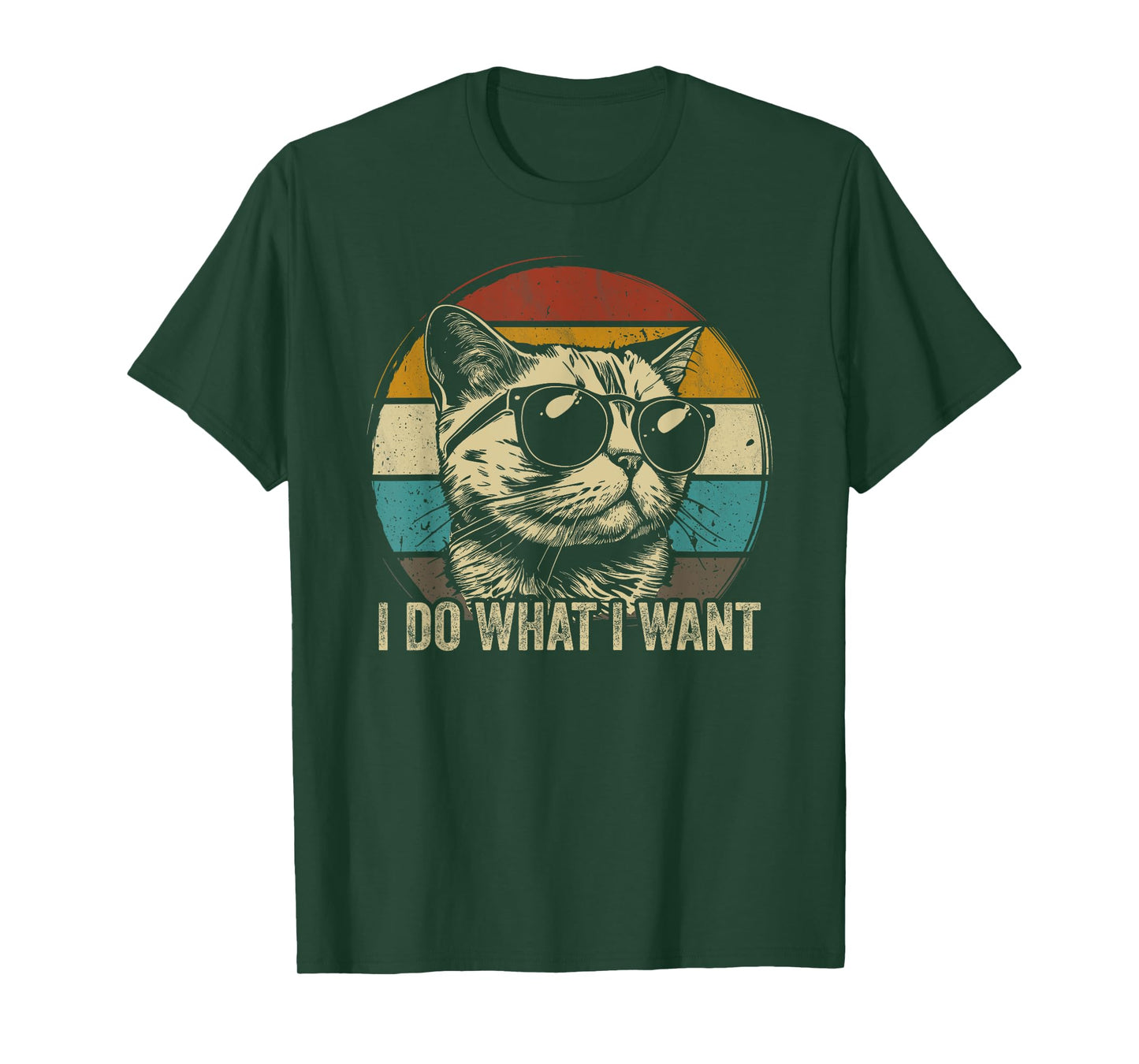 Retro I do what I want cat funny cat lover retro T-Shirt