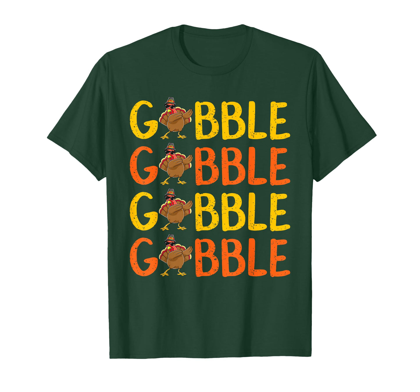Dabbing Gobble Gobble Turkey Thanksgiving Tee Gift Idea T-Shirt