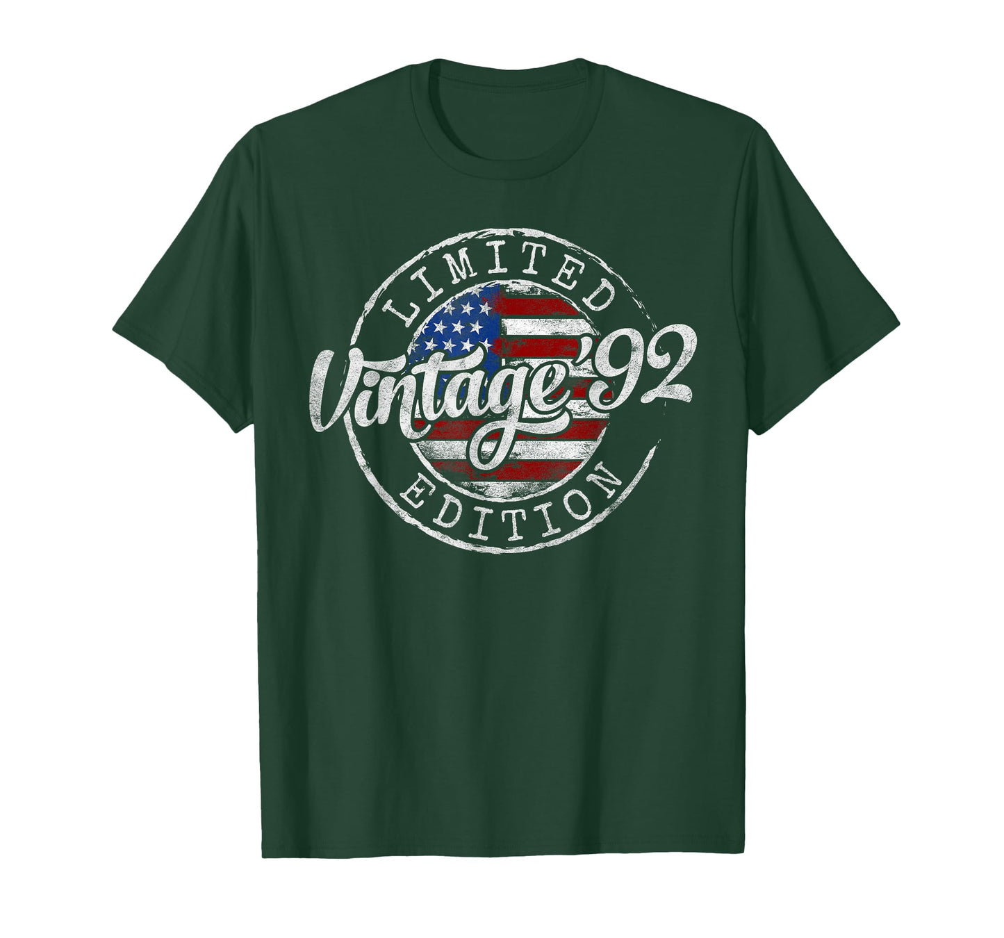 Vintage 1992 33rd Birthday Gifts for Men Women 33 Year Old T-Shirt