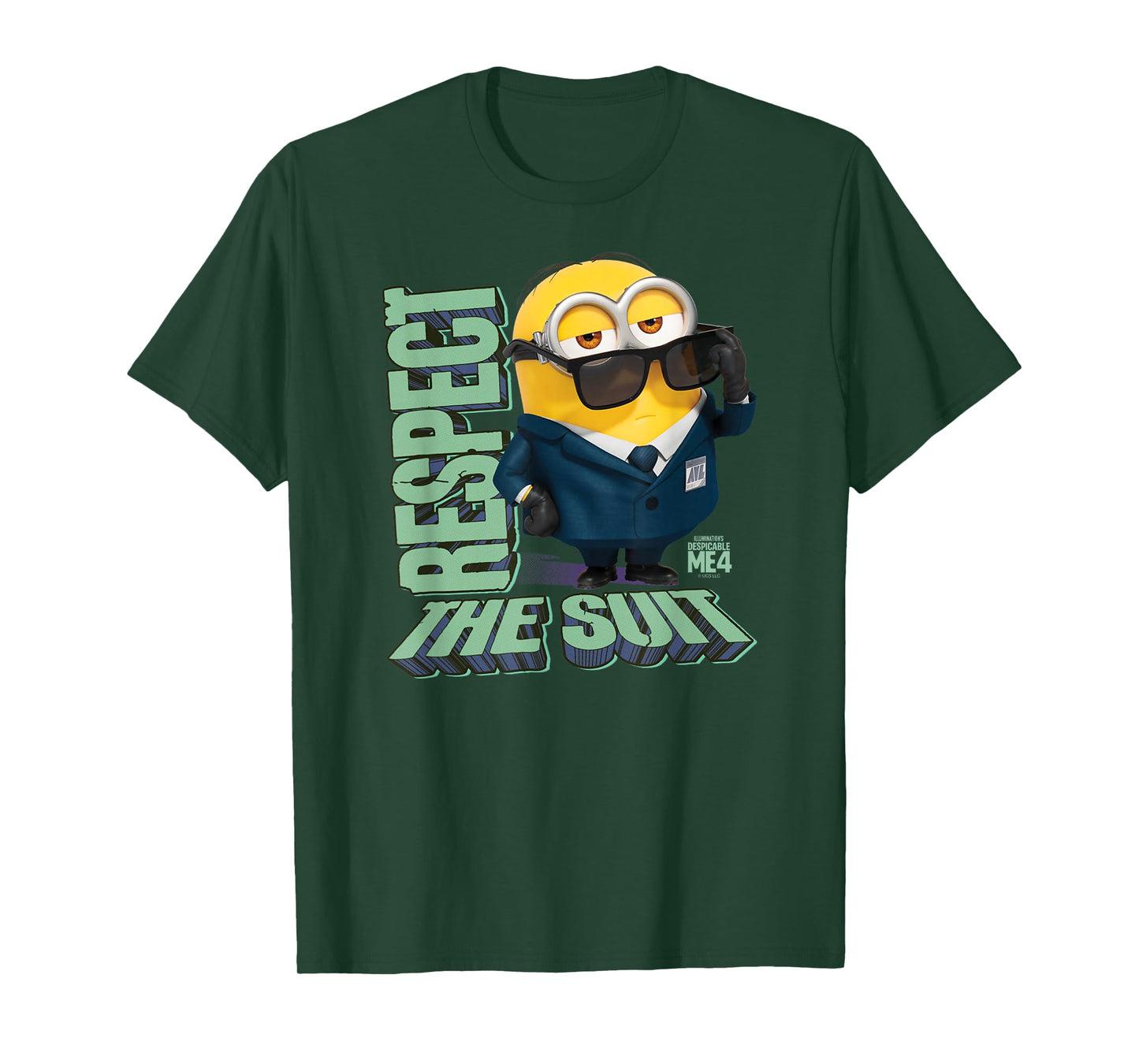 Minions Despicable Me 4 Respect The Suit T-Shirt