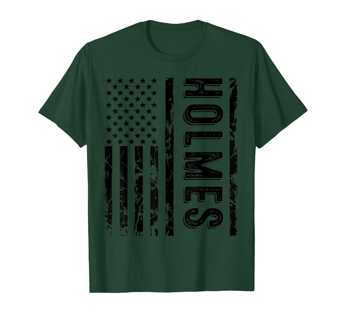 Holmes Last Name Funny Surname Team Holmes Family Reunion T-Shirt
