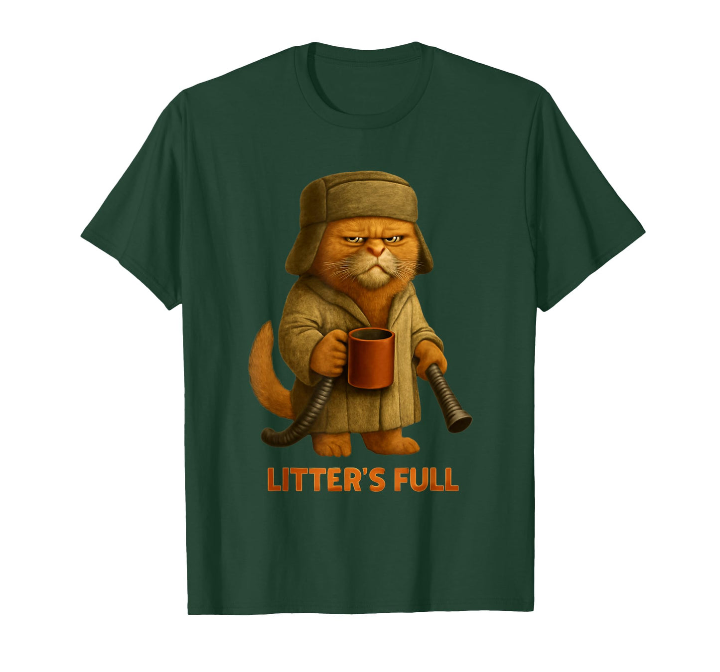 Litter’s Full Cat Parody Tee T-Shirt