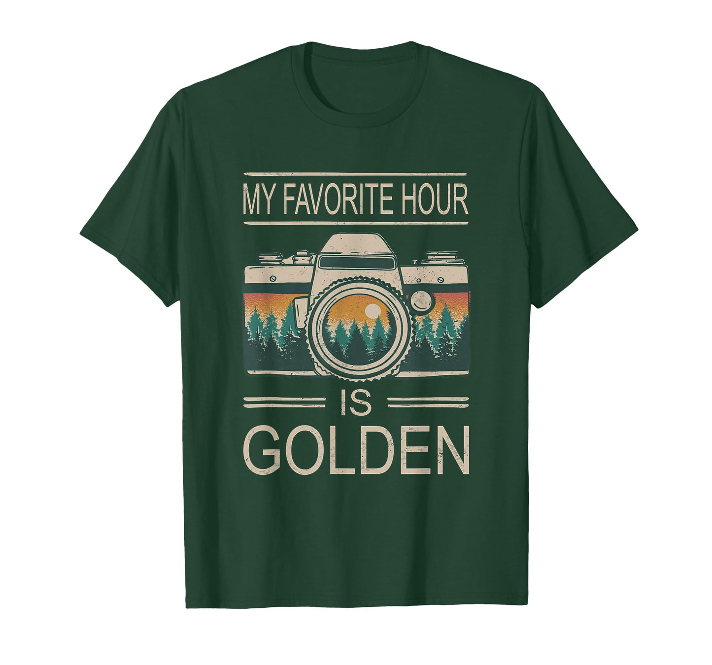 Photographer Golden Hour Camera My Favorite Hour Is Golden T-Shirt