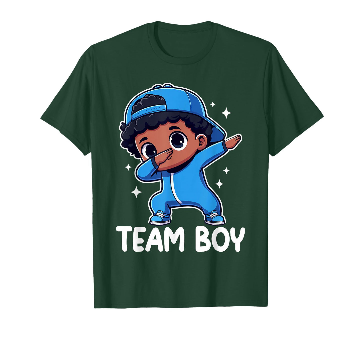 Gender Reveal Party Team Boy Baby Dabbing Announcement T-Shirt