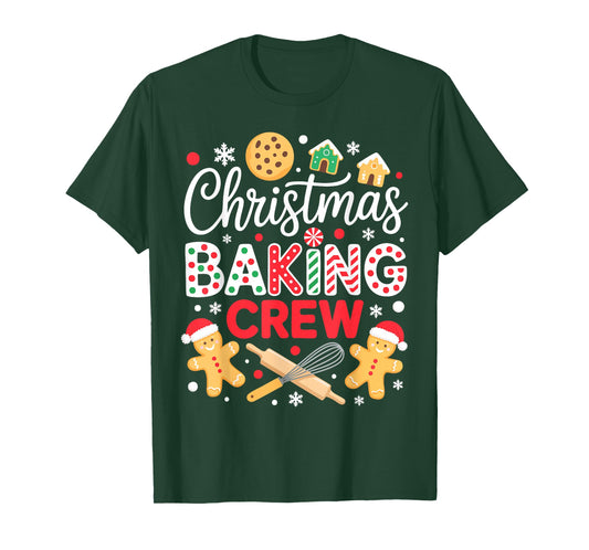 Christmas Baking Crew Shirt Christmas Cookie Men Women Kids T-Shirt