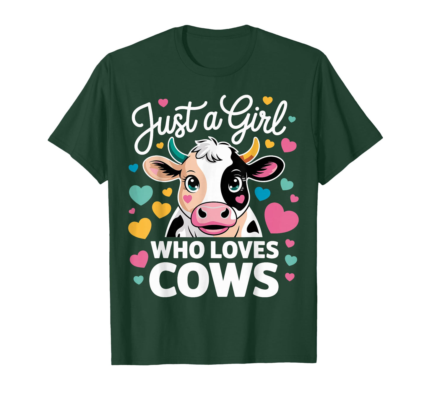 Cow Just A Girl Who Loves Cows T-Shirt