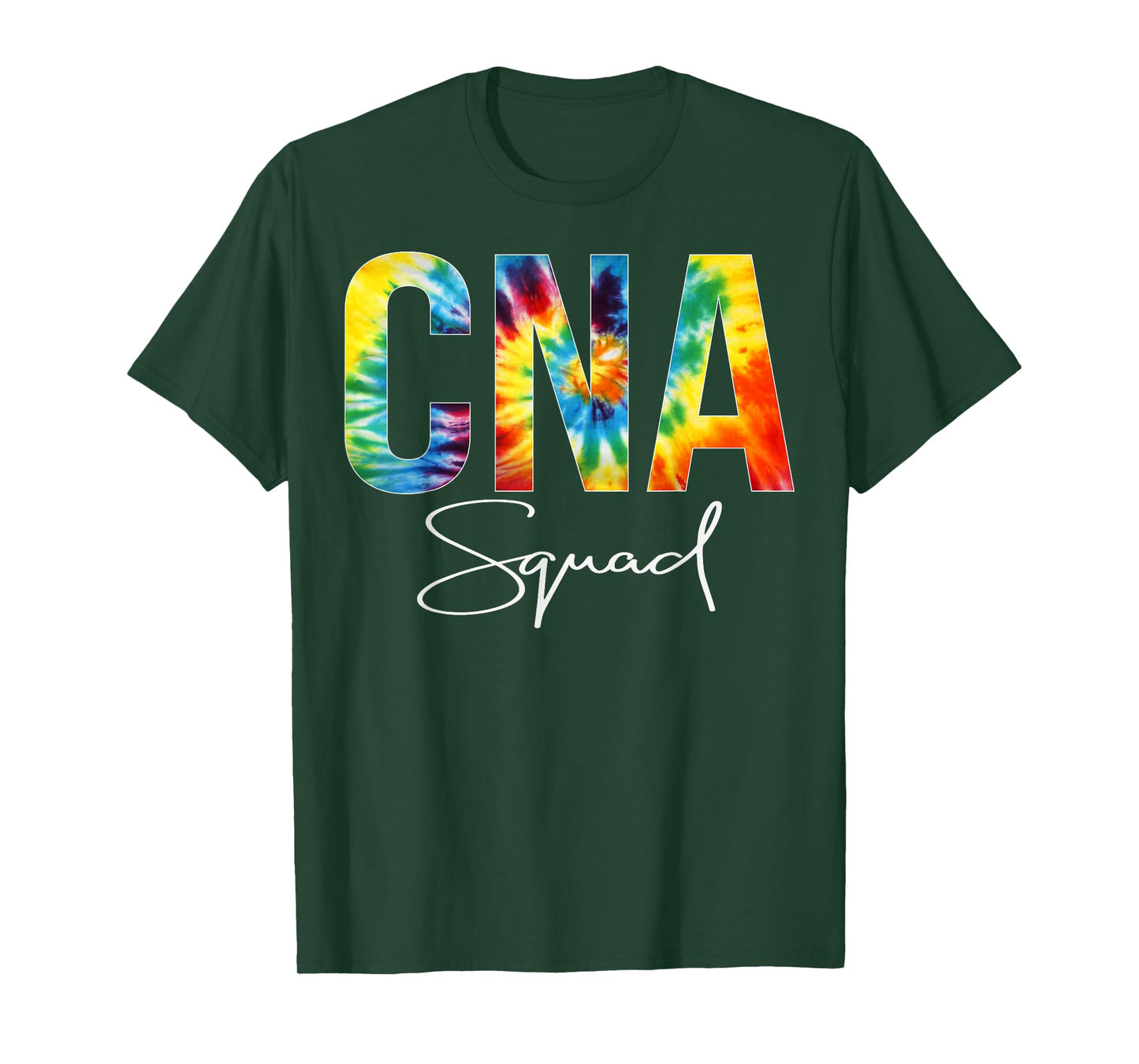 CNA Squad Appreciation Day Tie Dye For Women For Work T-Shirt