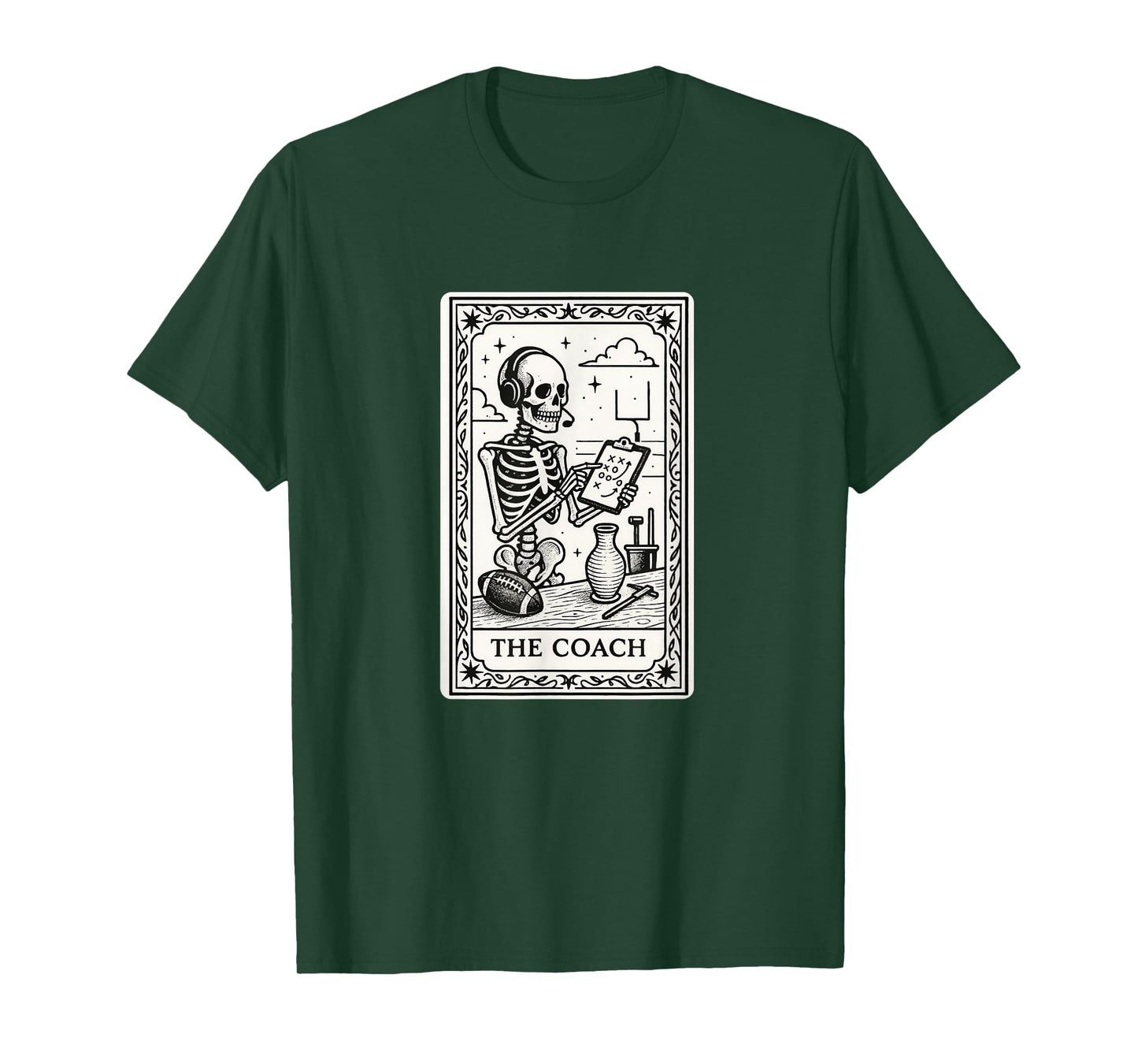 The Coach Tarot Card - Halloween Spooky Gothic Witchy T-Shirt