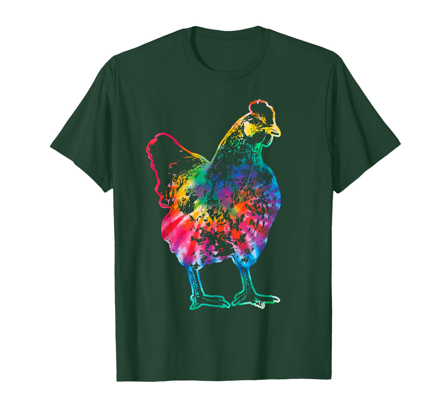 Chicken Batik Tie Dye Hippie Chicken Vintage T-Shirt