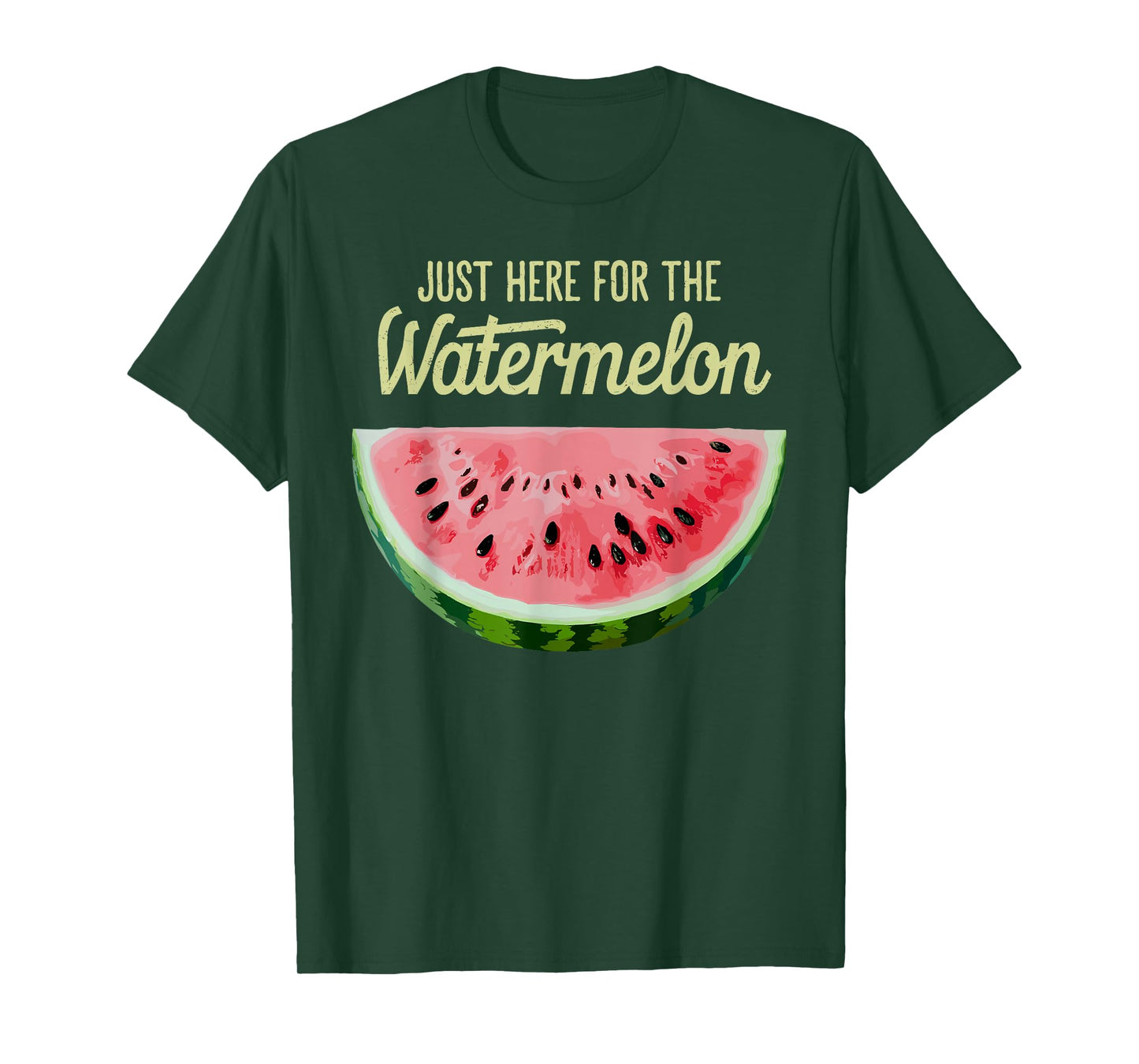 Cute Watermelon Print for Men Women Kids Watermelon Fruit T-Shirt