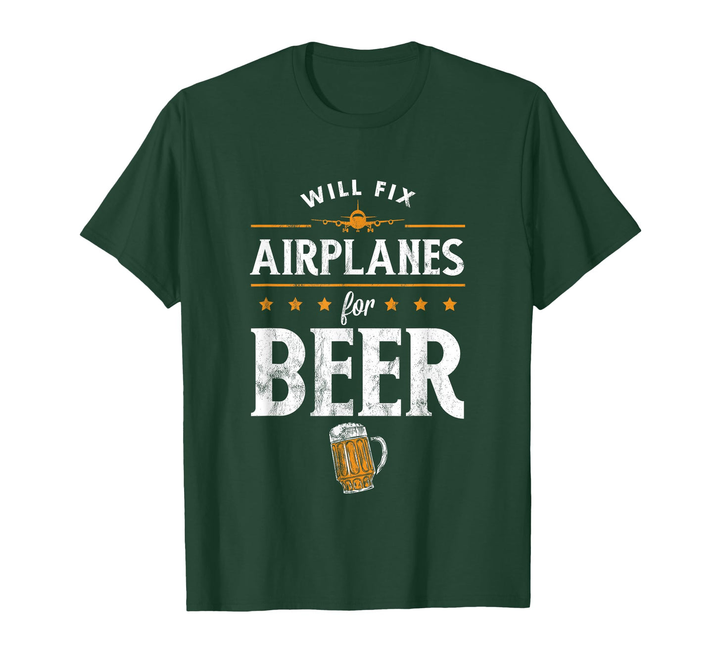 Aircraft Mechanic Will Fix Airplanes for Beer T-Shirt