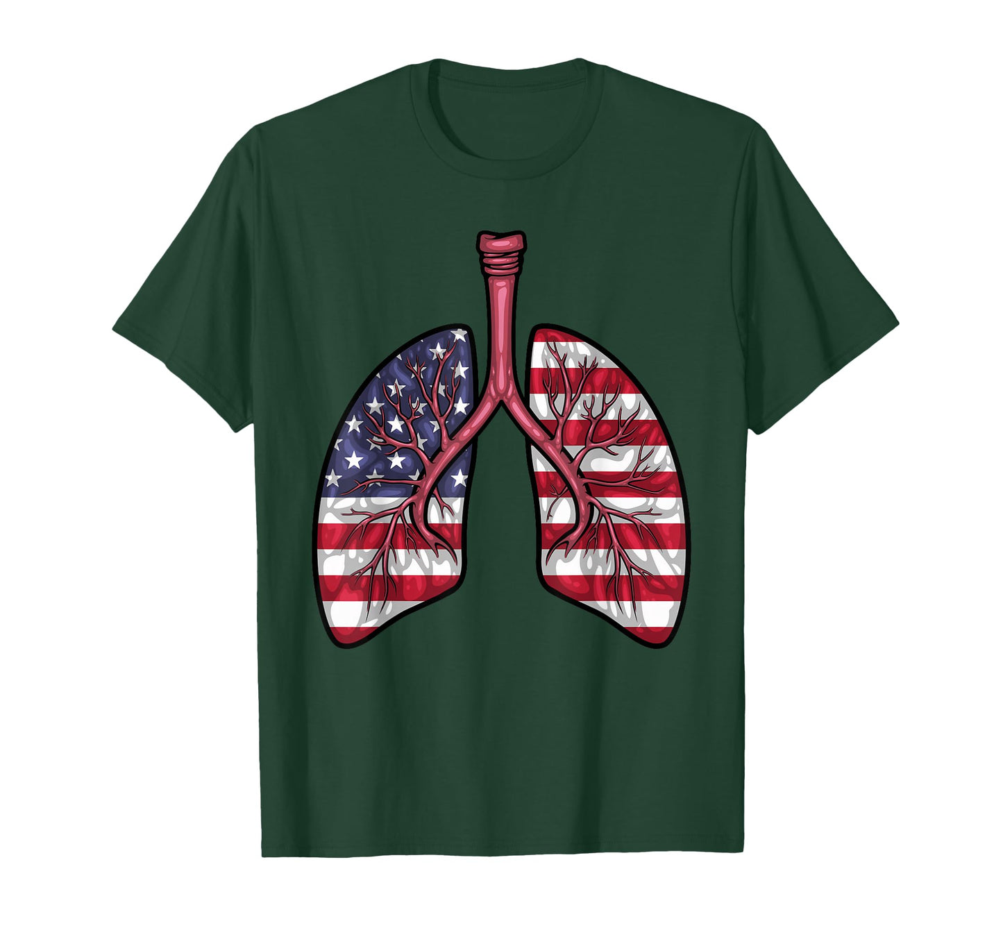 Cool Respiratory Therapy Men Women US Flag Patriotic RT T-Shirt