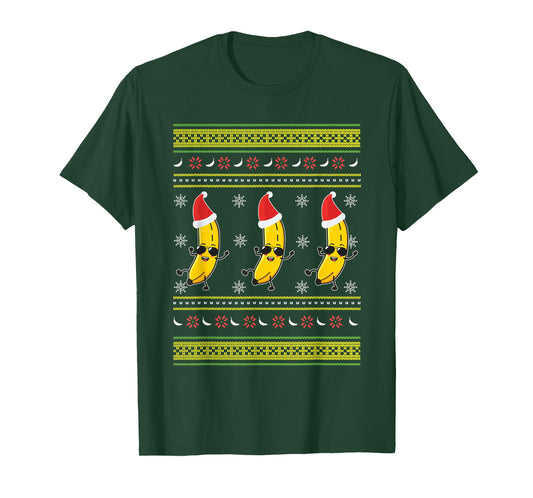 All I Want For Christmas Is Bananas Ugly Xmas For Banana Fan T-Shirt