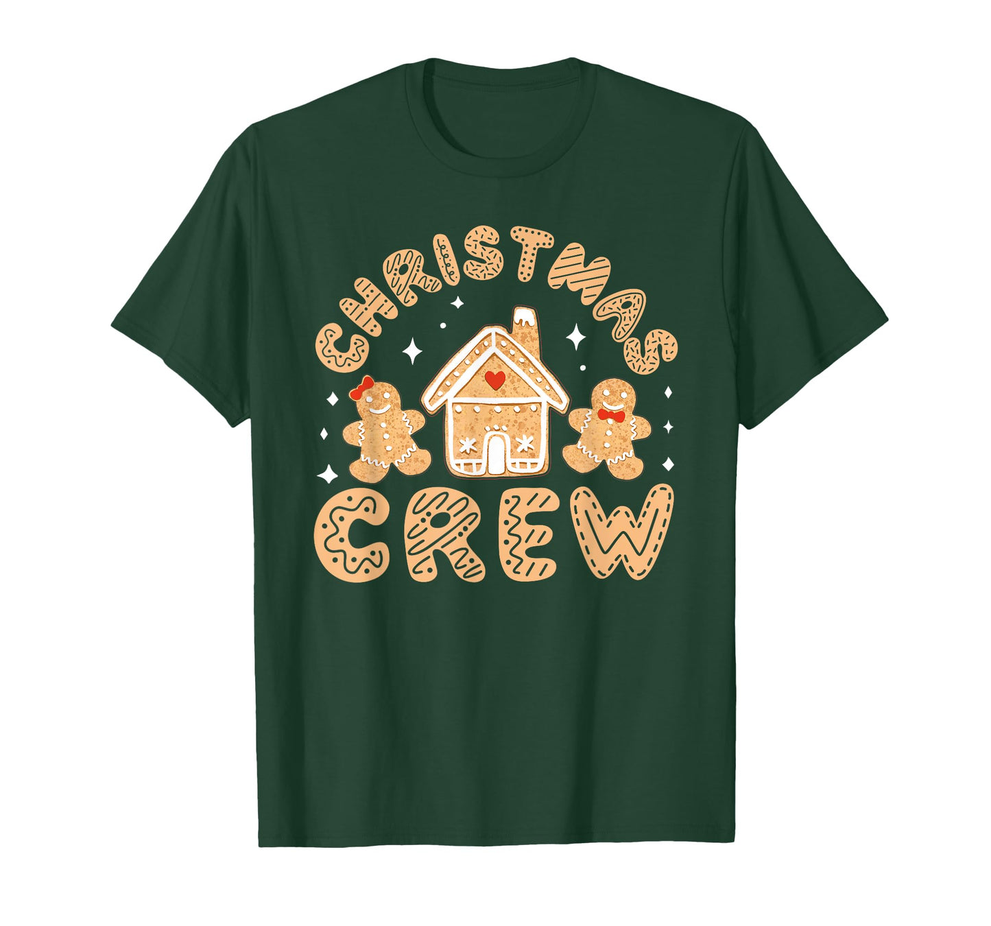 Christmas Crew Gingerbread Cookie Holiday Baking T-Shirt