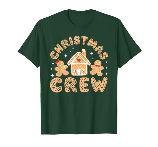 Christmas Crew Gingerbread Cookie Holiday Baking T-Shirt