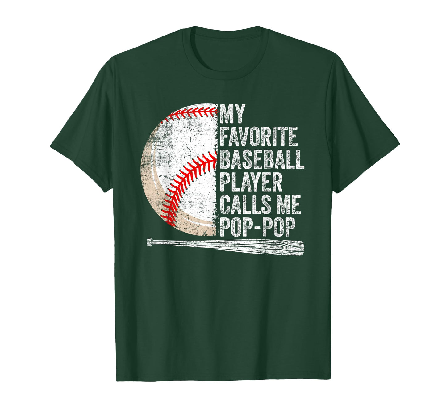 My Favorite Baseball Player Calls Me Pop-Pop Father's Day T-Shirt