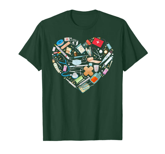 Certified Medical Assistant Heart Nurse Doctor CMA T-Shirt