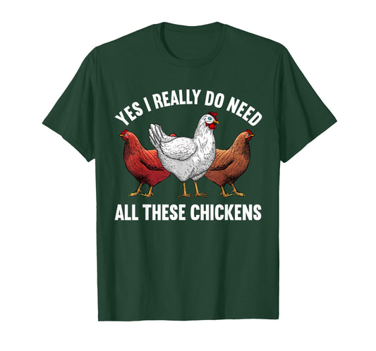 Cool Chicken Art For Men Women Poultry Animal Chicken Farmer T-Shirt