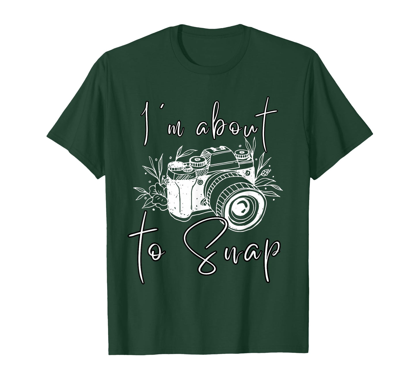 Photography Funny I'm About To Snap Photographer Vintage Cam T-Shirt