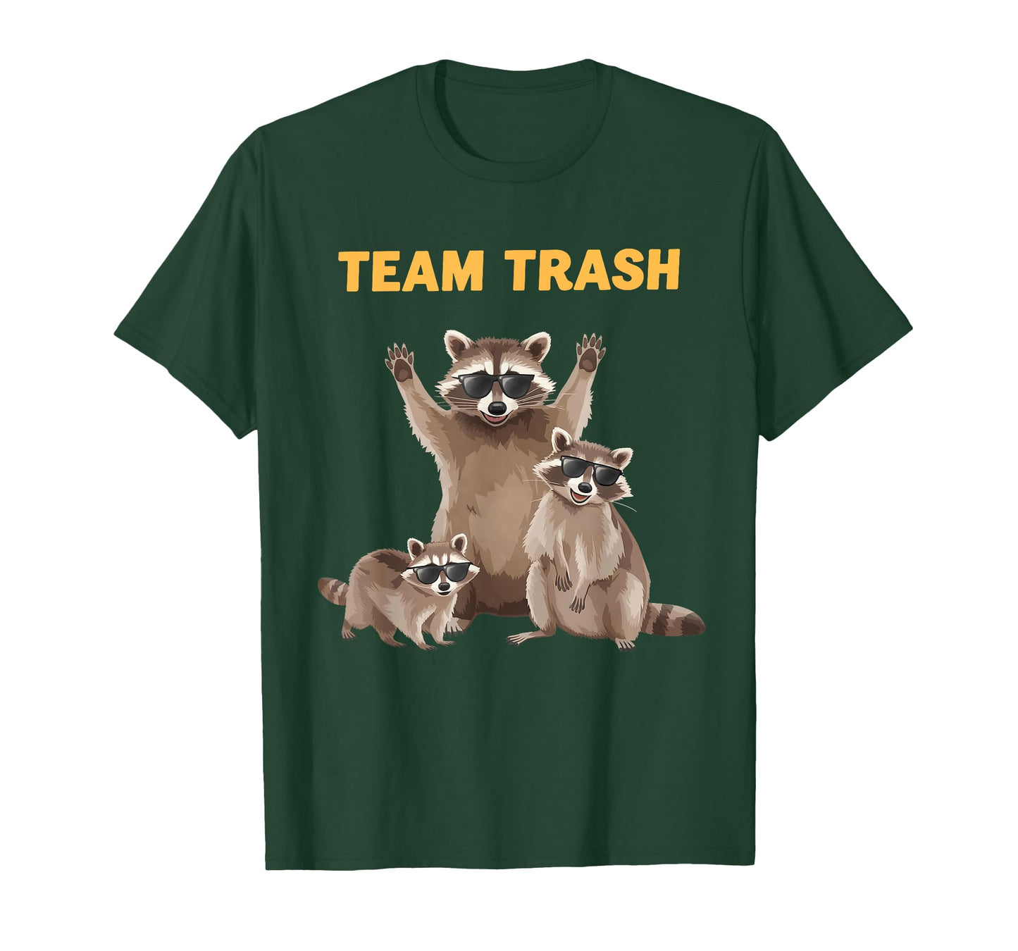 Team Trash Opossum Raccoon Rat Funny Raccoon T-Shirt